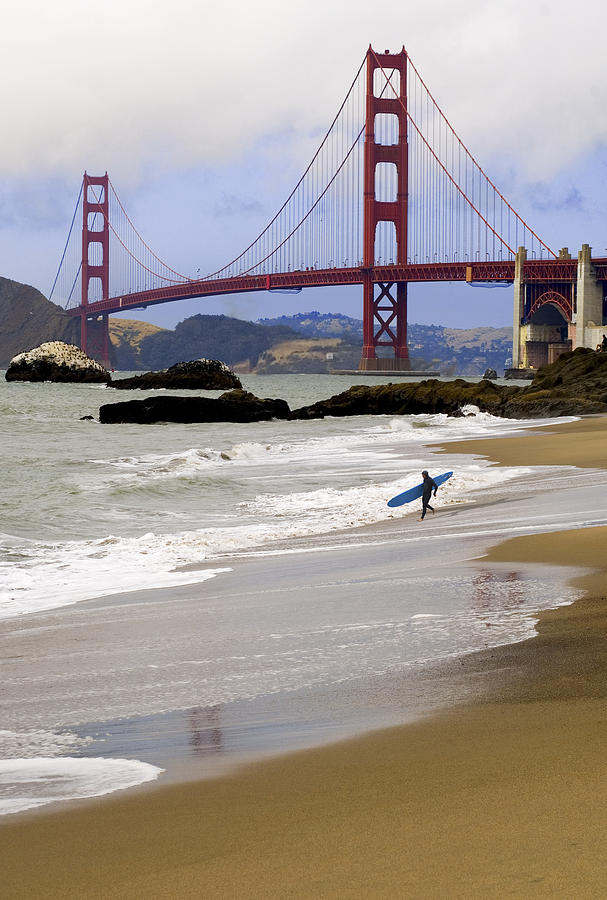 Baker Beach San Francisco Photograph by Gary Warnimont