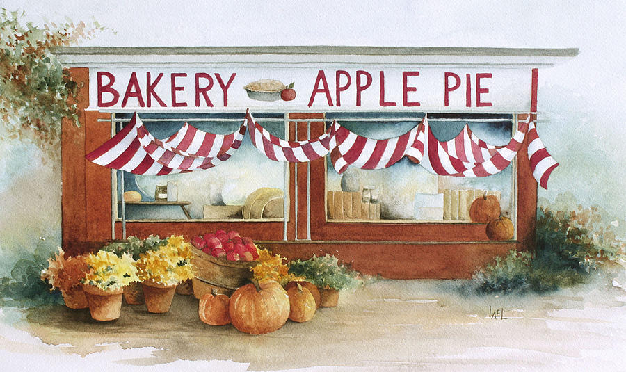 Bakery Painting by Lael Rutherford