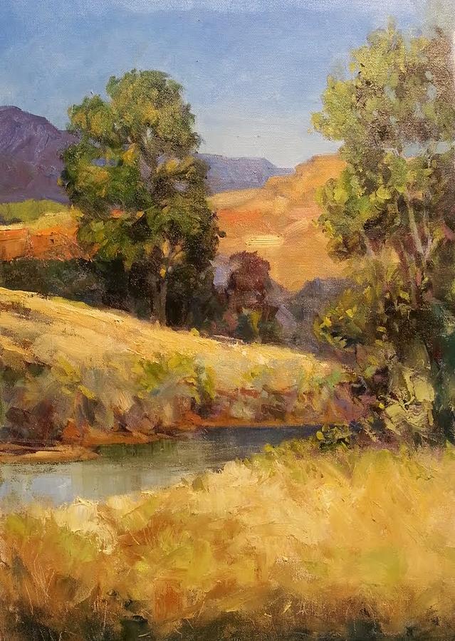 Bakesfield Creek Afternoon Painting by Jessica Anne Thomas