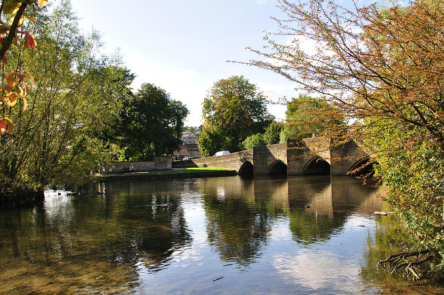 Bakewell Bridge and The River Wye Photograph by Rod Johnson