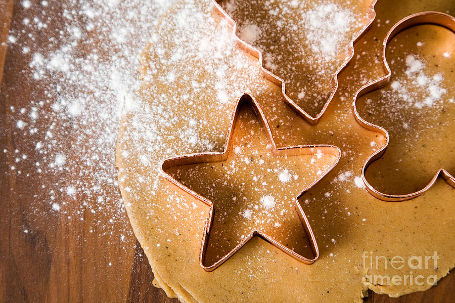 Baking Christmas Cookies Photograph