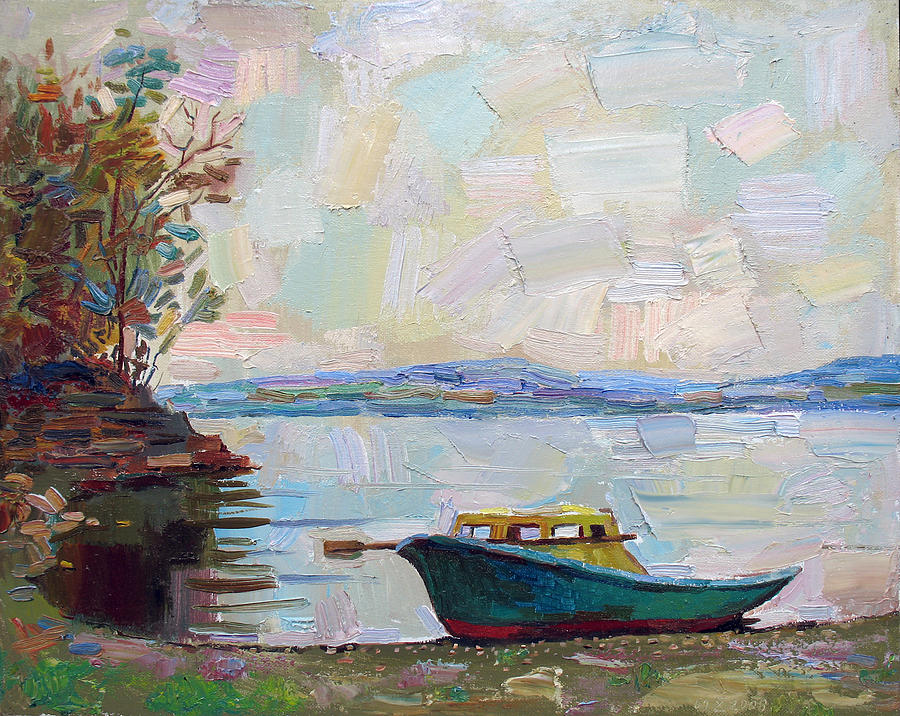 Bakota Bay. Morning Painting by Yuri Yudaev | Fine Art America