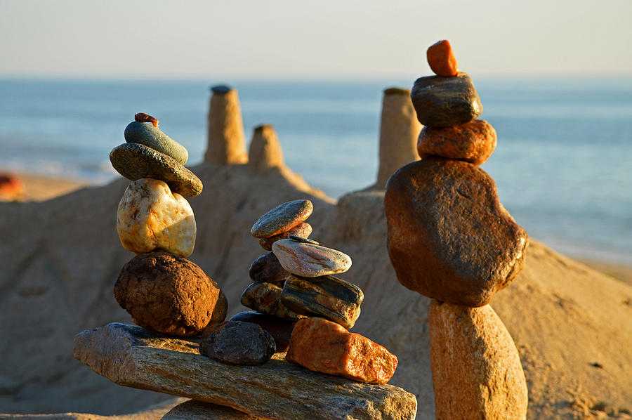 Balance at the Shore Photograph by Dianne Cowen Cape Cod Photography