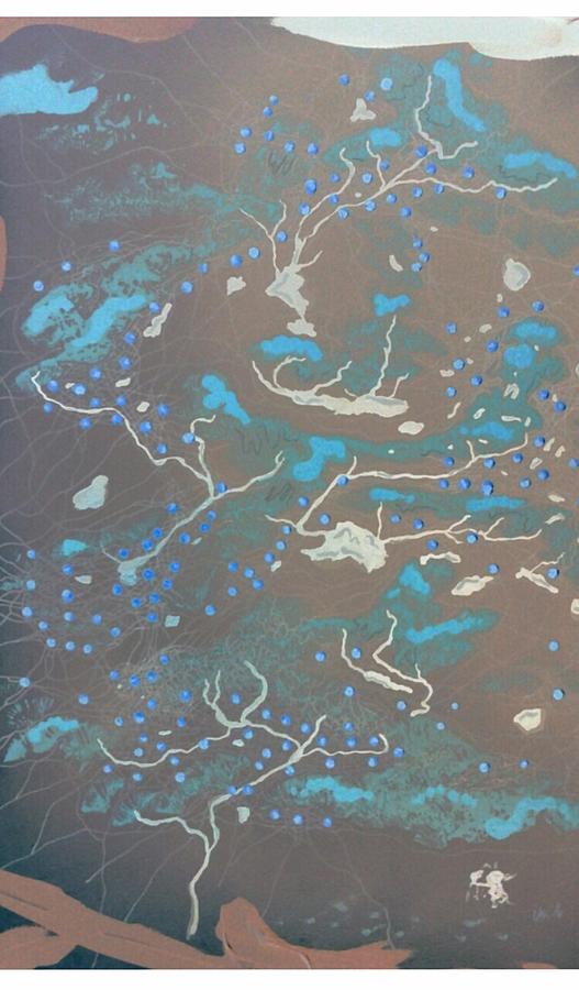 Japanese Mixed Media - Balance in Nature by Isaac Kenley Japanese Mixed Media - Balance in Nature by Isaac Kenley