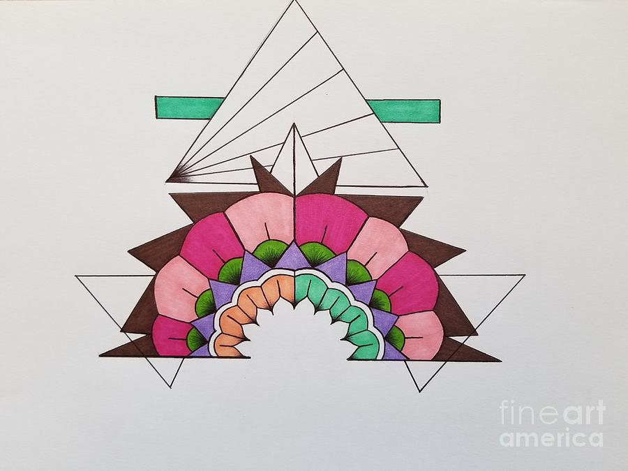 Mandala Drawing - Balance by Nitara Hooper
