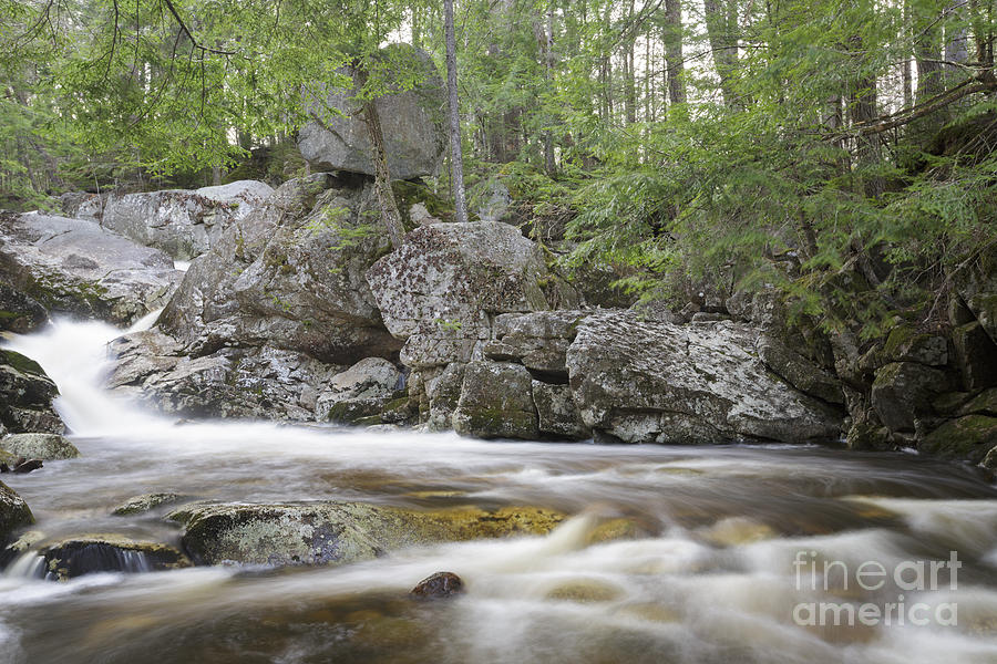 Nature Photograph - Balance Rock - North Woodstock New Hampshire  by Erin Paul Donovan