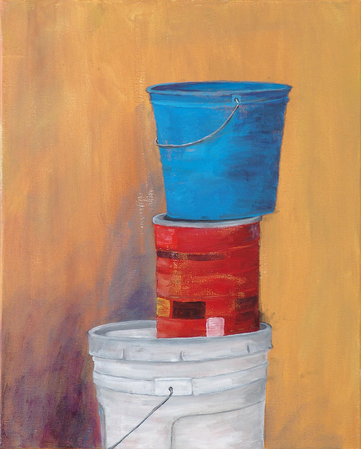 Bucket Painting - Balance State of the Union by Kevin Callahan