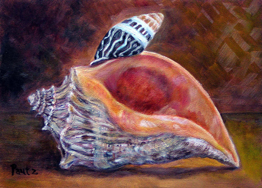 Shell Painting - Balanced by Gay Pautz