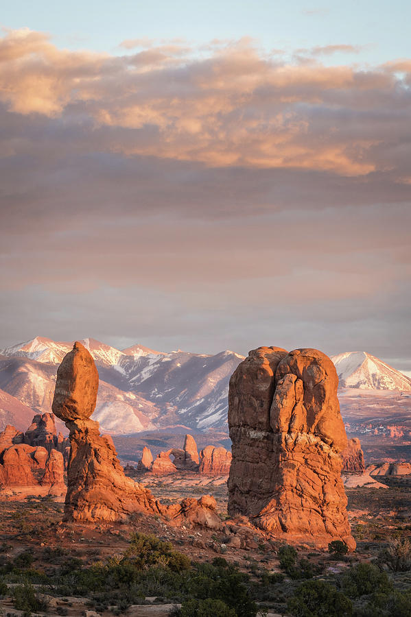 Balanced in Arches National Park Photograph by Janis Connell