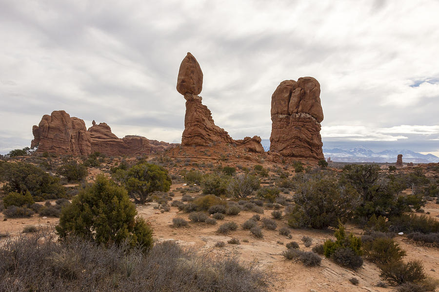 Balanced Rock 2 - Arches National Park - Moab Utah Photograph by Brian ...