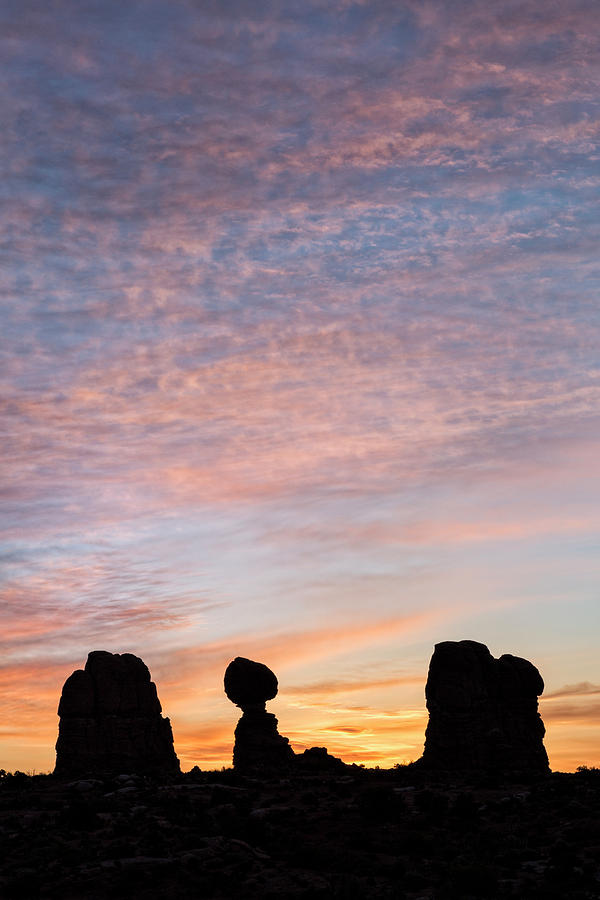 Balanced Rock at Sunrise Photograph by Denise Bush
