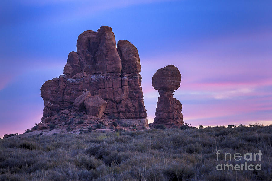 Balanced Rock at Sunset Photograph by Ben Graham