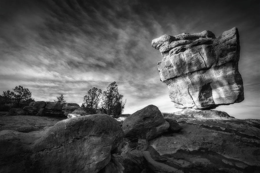 Balanced Rock Garden of the Gods Photograph by Bitter Buffalo Photography