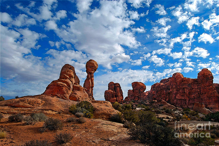 Balanced Rock in Arches National Park, Utah Photograph by Catherine ...