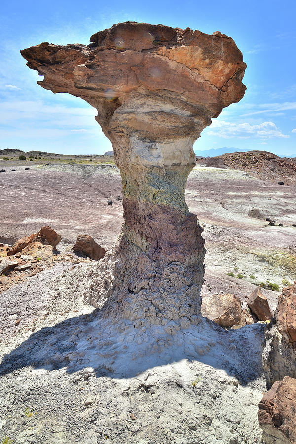 Balanced Rock in Cathedral Valley Photograph by Ray Mathis