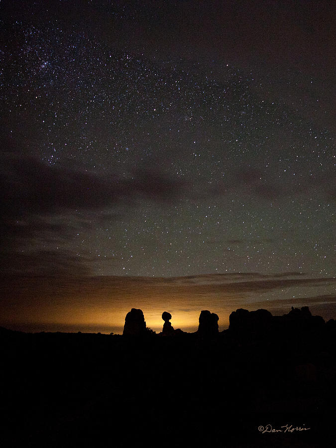 Balanced Rock Silhouette Photograph by Dan Norris