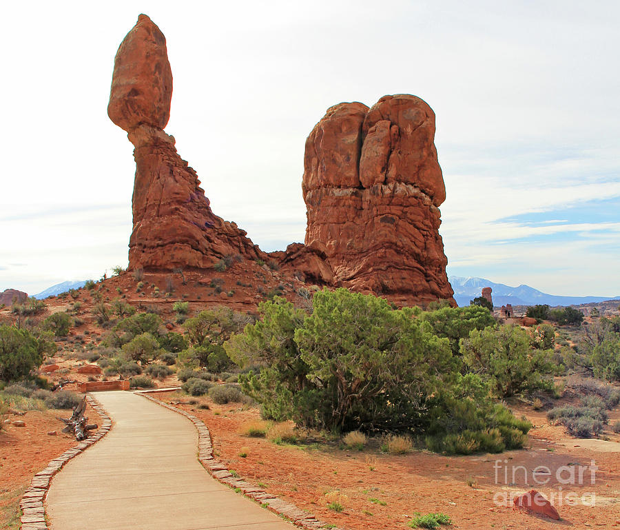 Arches National Park Photograph - Balanced Rock Walkway 3079 by Jack Schultz