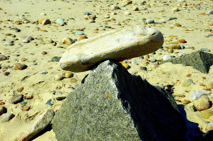 Balanced Stone Photograph by Bruce Carpenter
