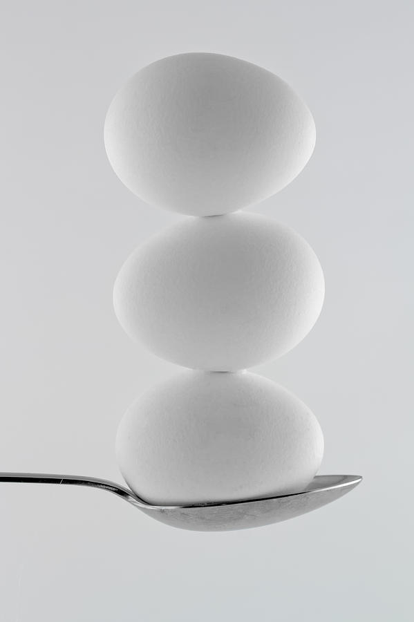 Balancing Eggs Photograph by Gert Lavsen