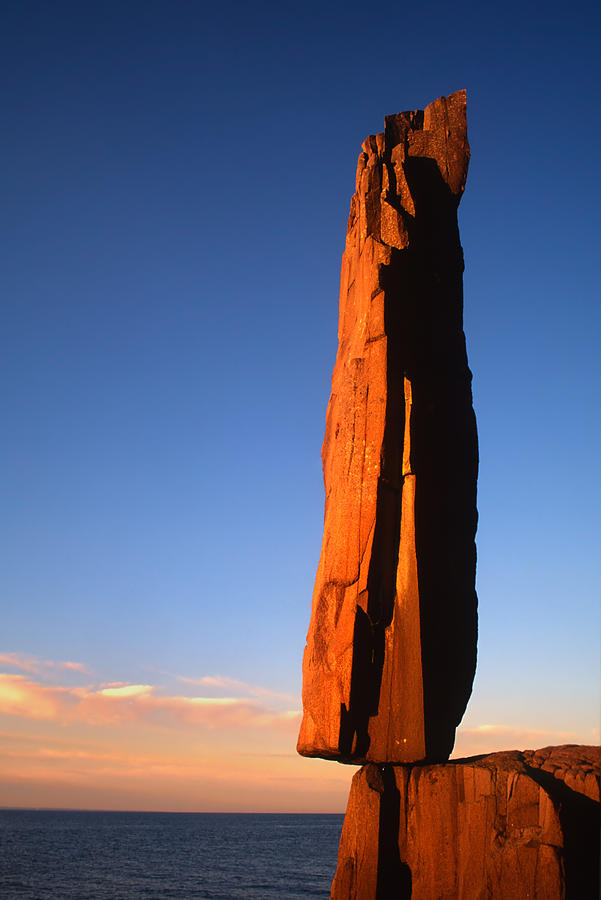 Balancing Rock At Sunrise Photograph by Irwin Barrett