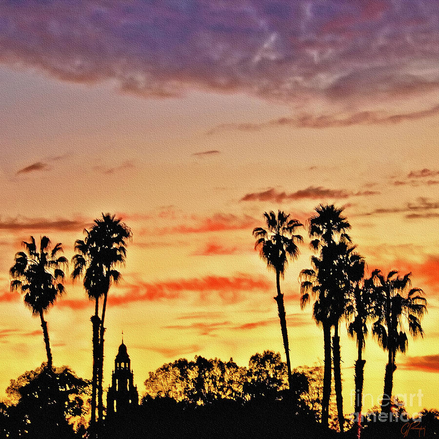 Balboa Park Sunset Photograph by Gabriele Pomykaj