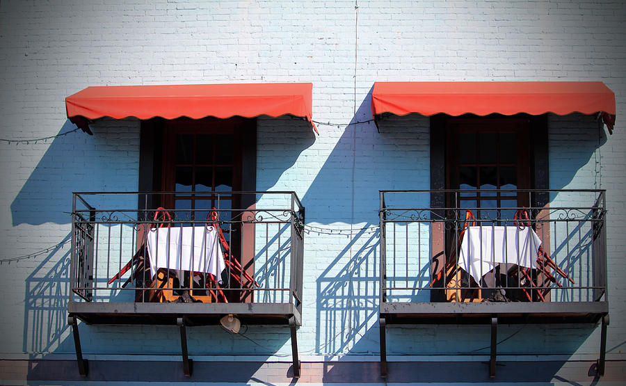 Balconies For Two Photograph by Cynthia Guinn