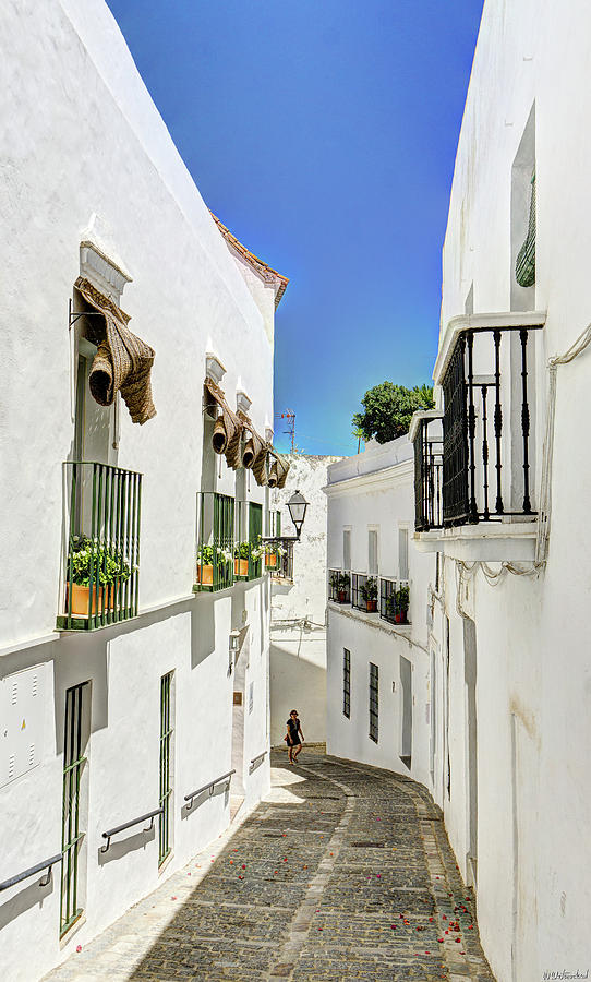 Balconies in Vejer Photograph by Weston Westmoreland