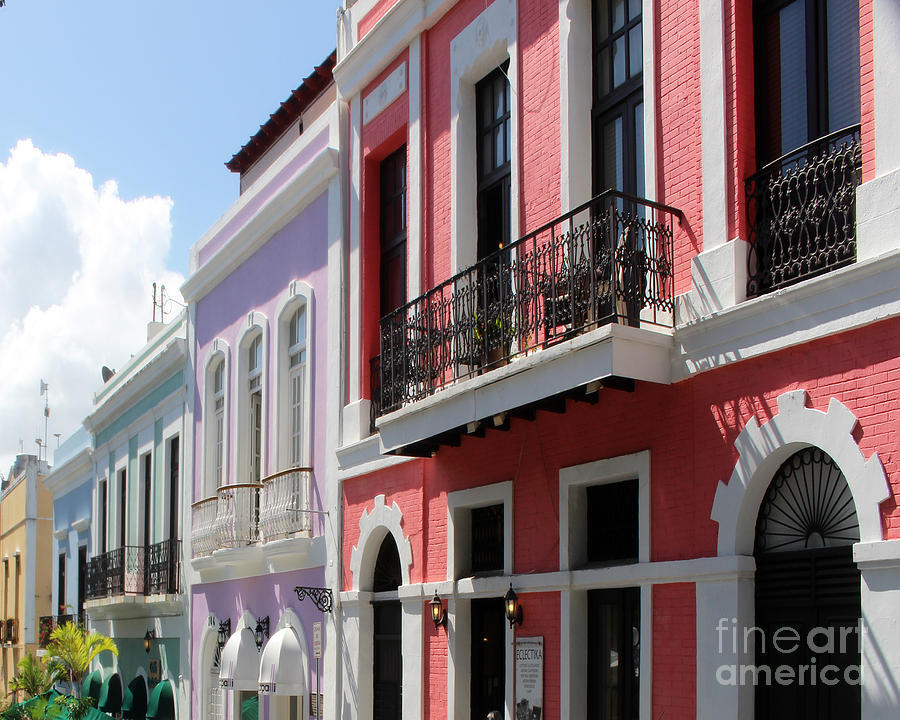 Balconies of Old San Juan Photograph by Cheryl Del Toro