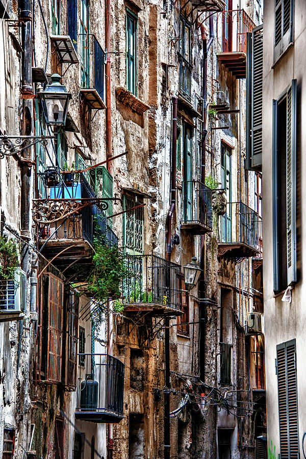 Balconies of Palermo Photograph by Patrick Boening