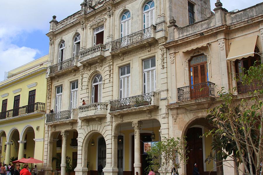 Balconies on old historic buildings Photograph by Nadine Mot Mitchell ...