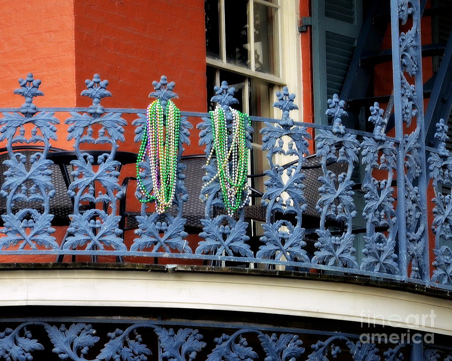 Balcony Beads Photograph by Tru Waters