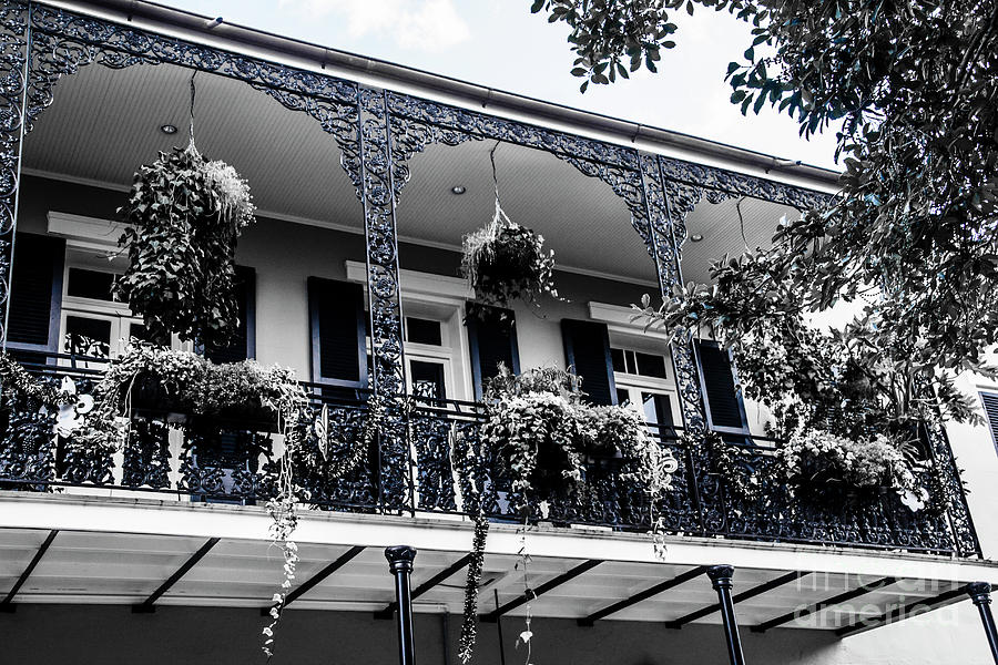 Balcony in New Orleans Photograph by Agnes Caruso