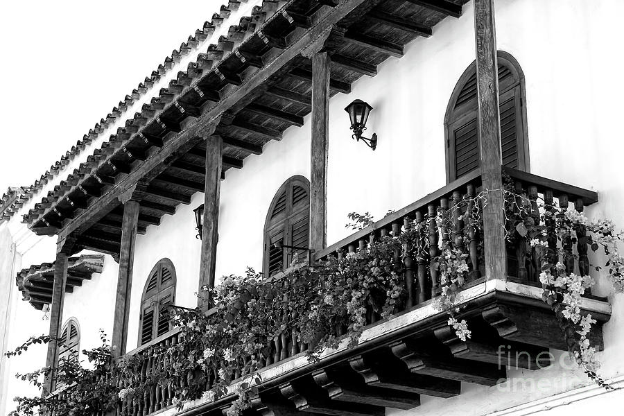 Balcony Style in Cartagena Photograph by John Rizzuto
