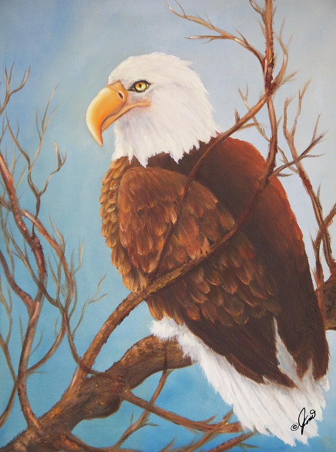 Bald Eagle Painting by Joni McPherson