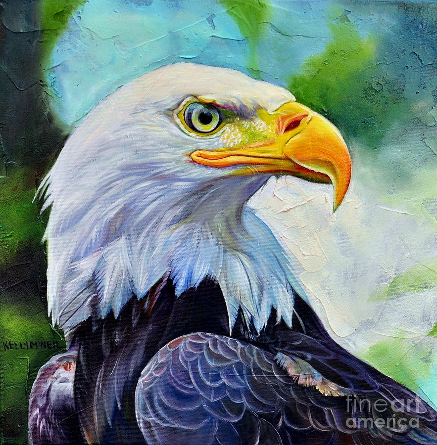 Wildlife Painting - Bald Eagle by Kelly McNeil