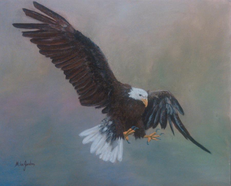 Bald Eagle Painting by Mike Jenkins