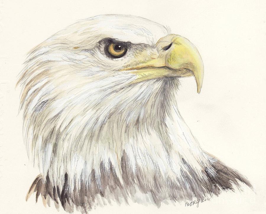 Bald Eagle Painting by Morgan Fitzsimons