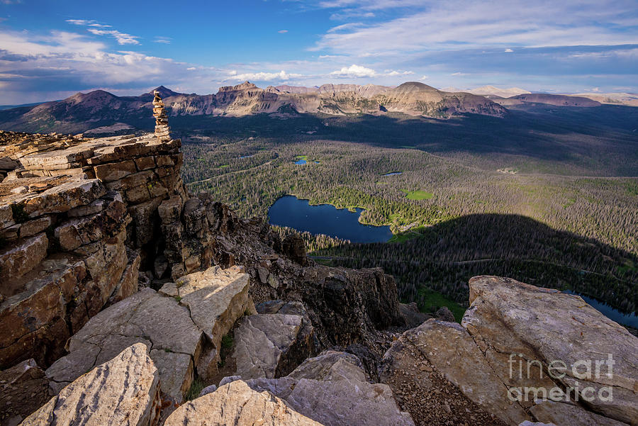 Bald Mountain - Mirror Lake - Uinta Mountains - Utah Photograph by Gary Whitton