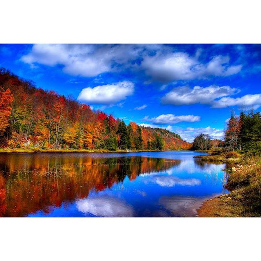 Bald Mountain Pond In Old Forge Ny Photograph by David Patterson
