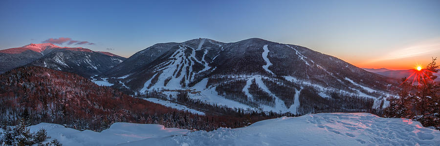 Bald Mountain Sunset Panorama Photograph by White Mountain Images