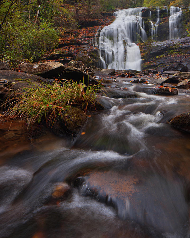 Landscape Photograph - Bald River Falls by Dennis Sprinkle