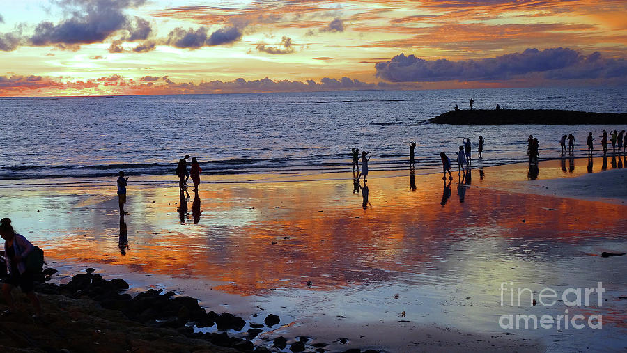 Bali Beach at Sunset Photograph by Eunice Warfel