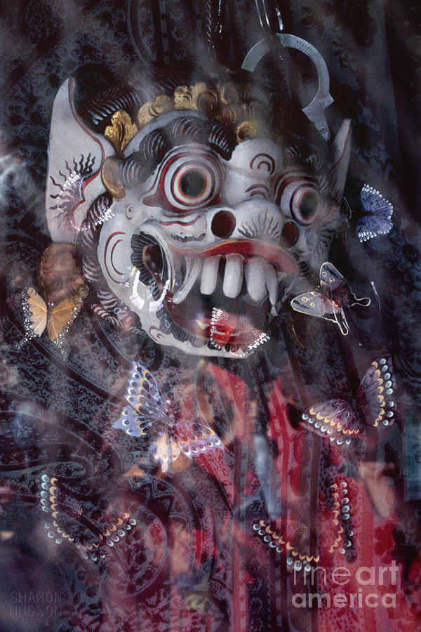 Bali mythology prints - Monkey Mask I Photograph by Sharon Hudson
