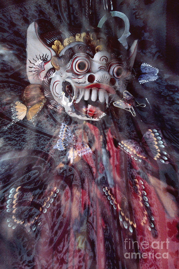 Bali mythology - Monkey Mask II Photograph by Sharon Hudson