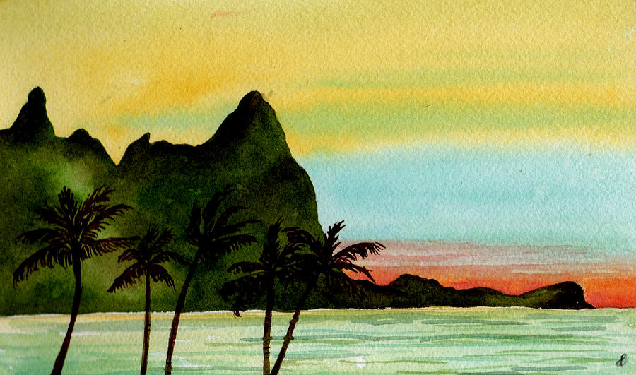 Bali Hi Kauai Painting by Brenda Owen