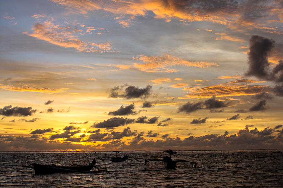 Sunset Photograph - Bali nights by Peteris Vaivars