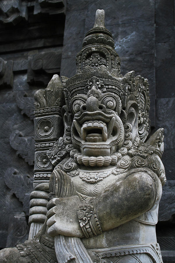 Balinese Hindu God Statue Photograph