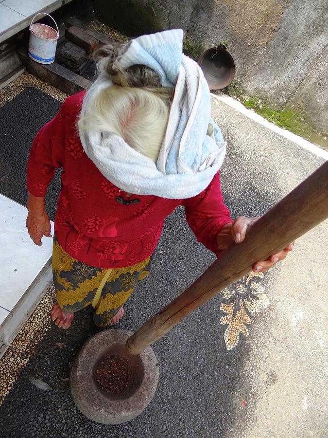 Unschooling Photograph - Balinese lady grinding coffee by Exploramum Exploramum Unschooling Photograph - Balinese lady grinding coffee by Exploramum Exploramum
