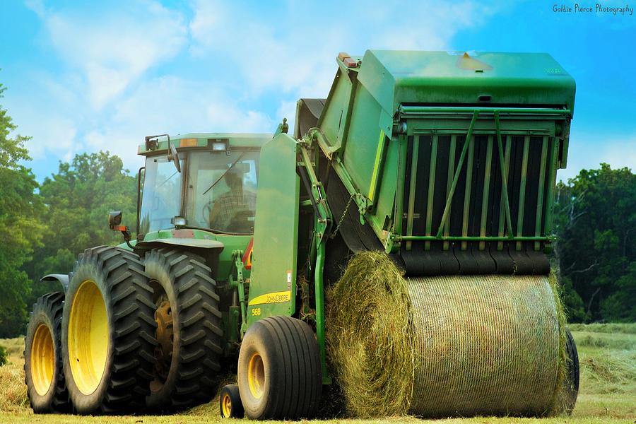 Baling Hay Photograph by Goldie Pierce | Fine Art America