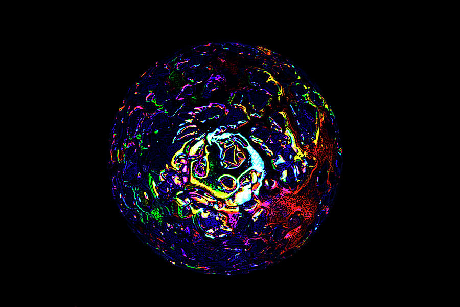 Ball of Color Energy Digital Art by David Stasiak